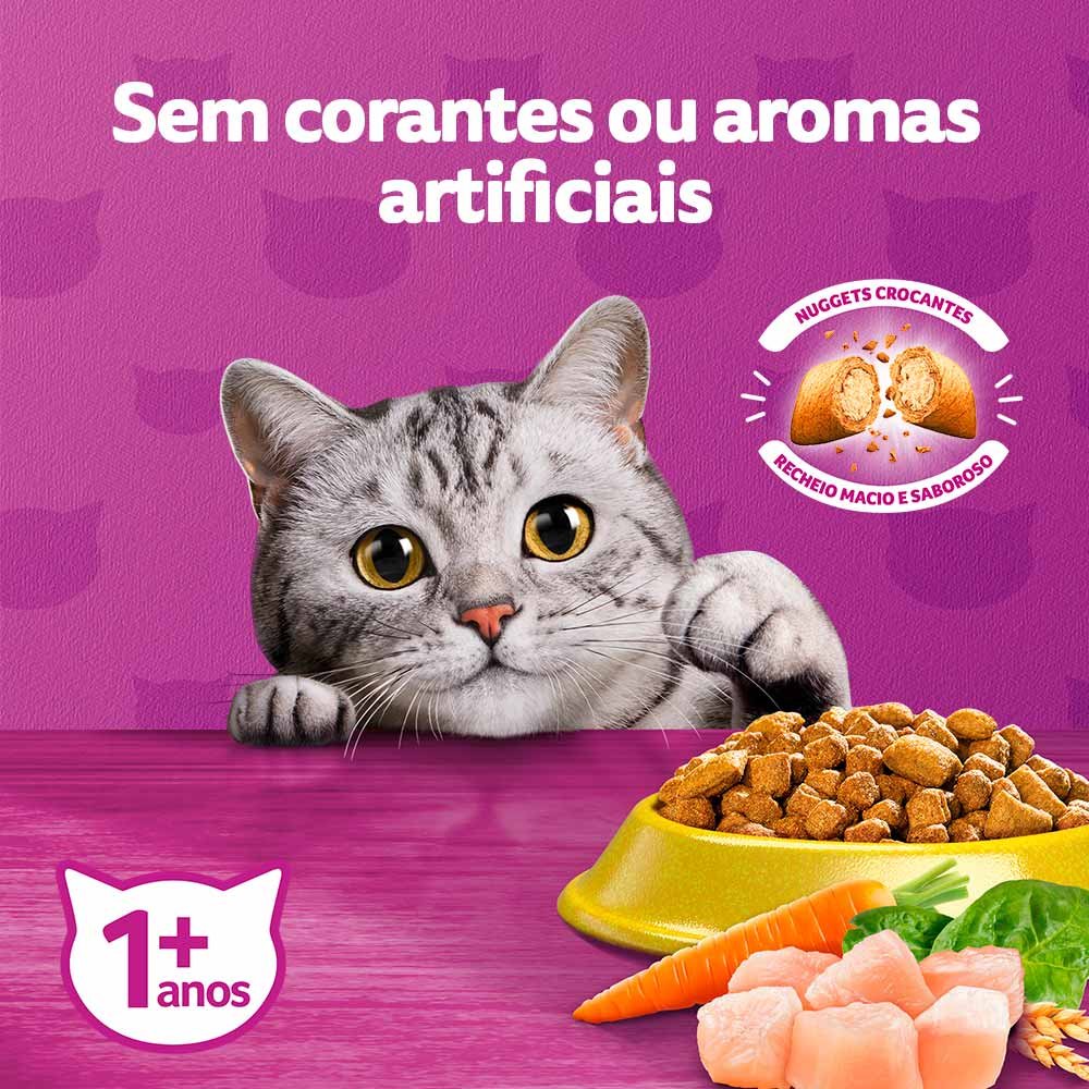 Ração Whiskas Gatos Sabores 900g - Imagem 2