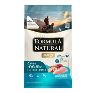 Ração Fórmula Natural Pro Cães Adultos Raças Médias e Grandes Frango e Batata-Doce