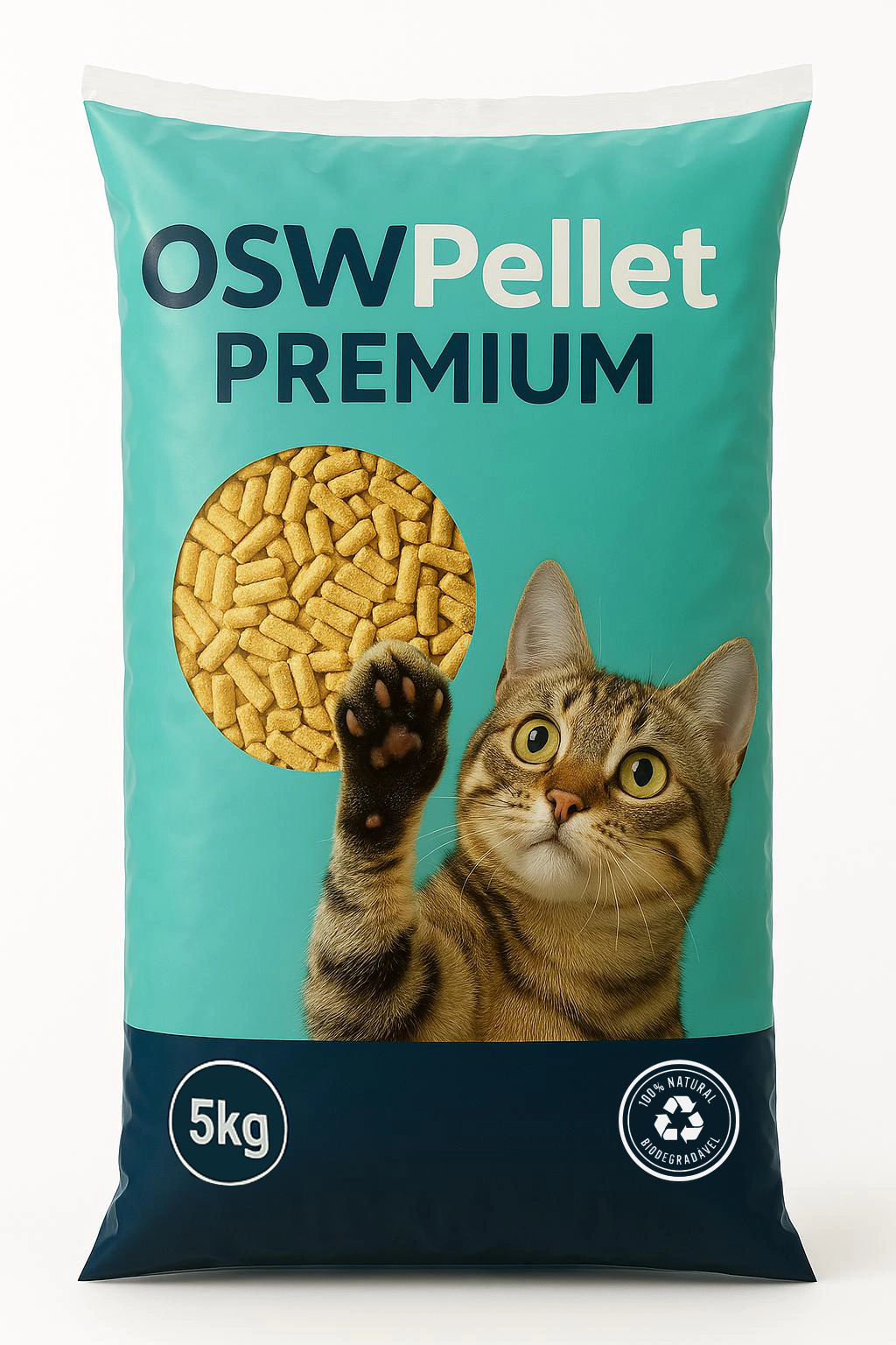 Granulado de Madeira para Gatos OSWPellet
