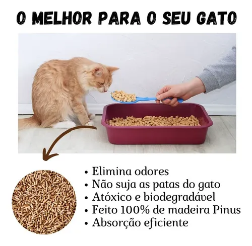 Granulado de Madeira para Gatos OSWPellet - Imagem 2