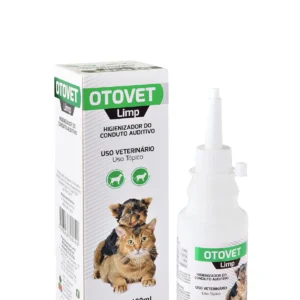 Solução Otovet para Limpeza do Ouvido de Cães e Gatos - 100ml