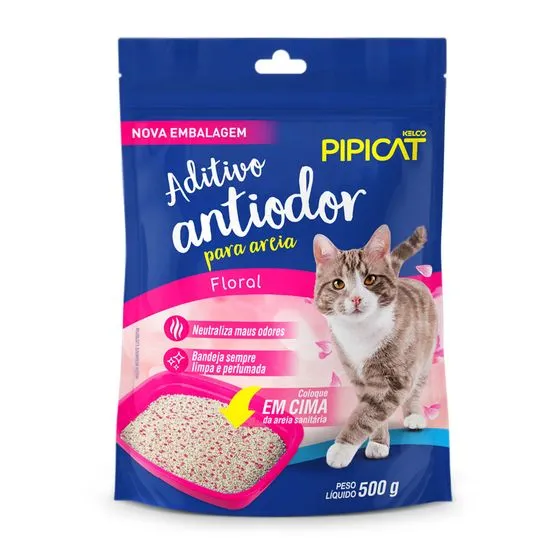 Aditivo Antiodor p/Granulado Pipicat Floral - 500mg