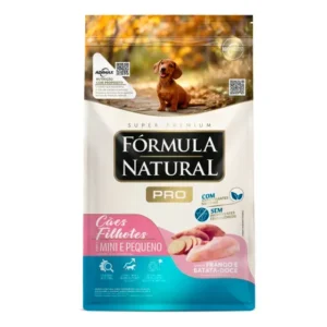 Ração Fórmula Natural Pro Cães Filhotes Raças Mini/Pequeno Frango e Batata-Doce 15kg