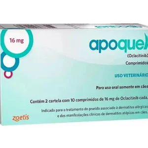 Apoquel 16mg - Tratamento para Coceira em Cães